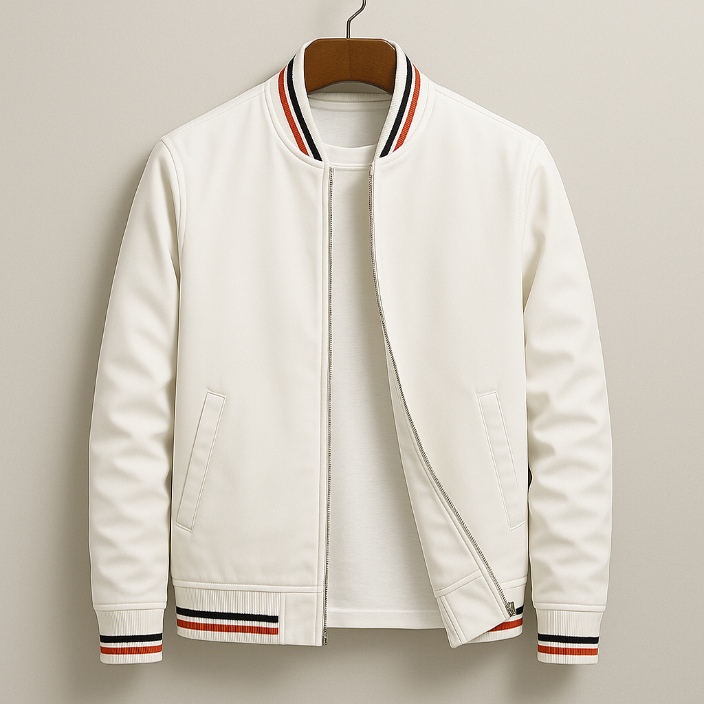 Classic Zip-Up Bomber Jacket