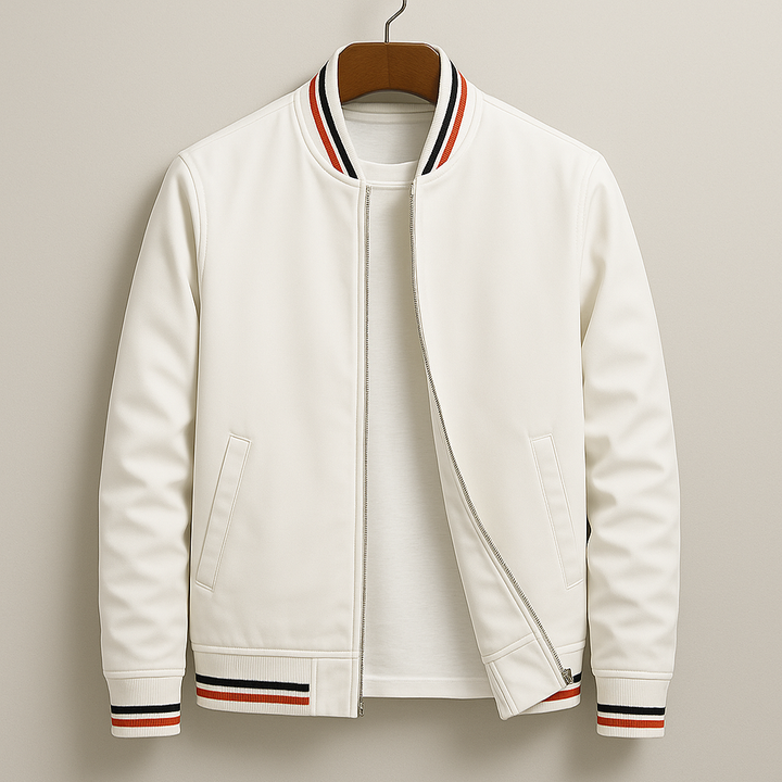 Classic Zip-Up Bomber Jacket