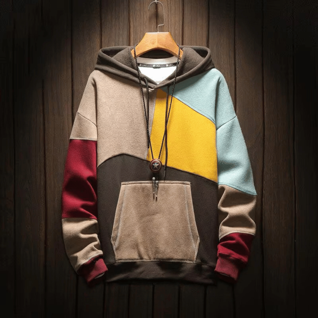 Colorblock Pullover Hoodie