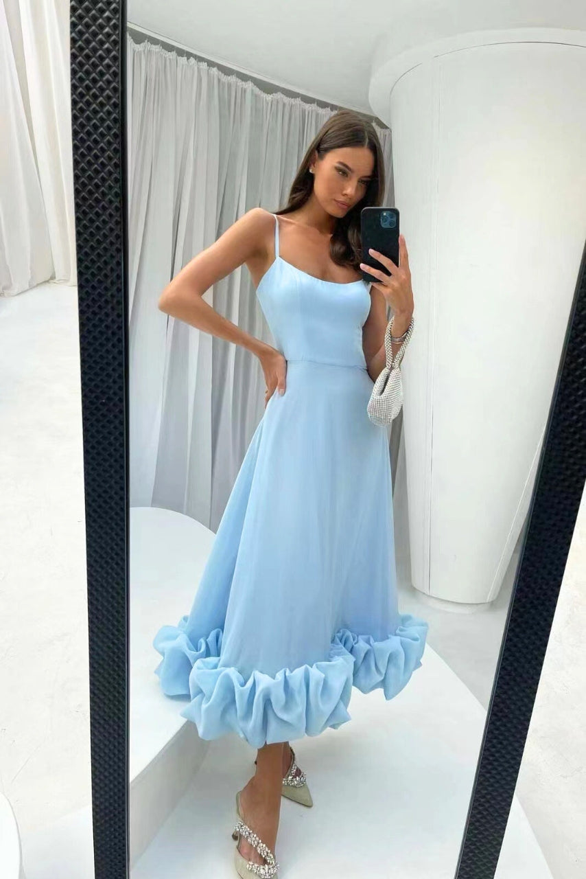 Sorelle | Ruffle Hem Midi Dress