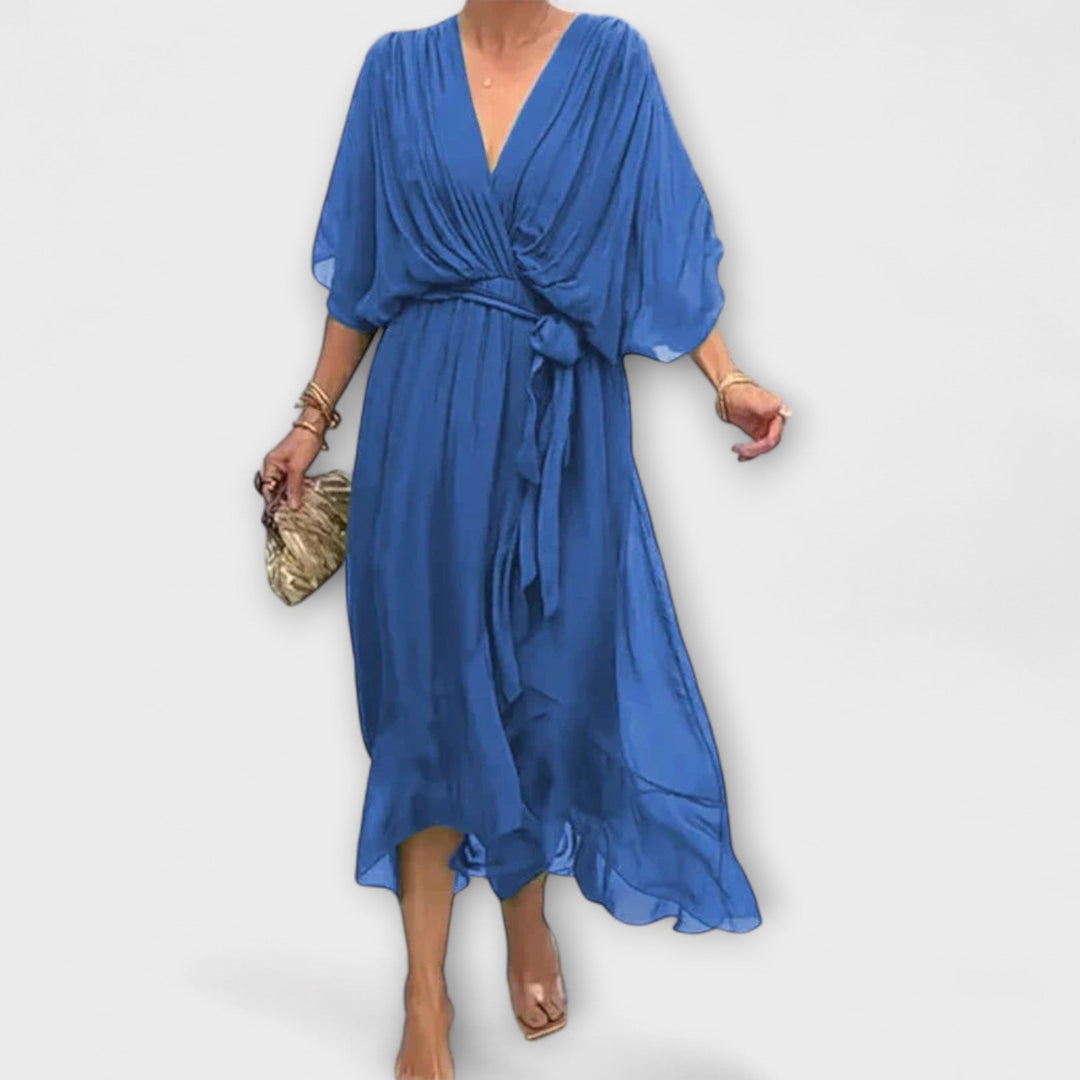 Sofia | Elegant Flow Midi Dress