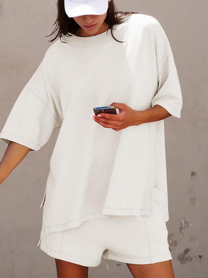 Mila | Oversized Top & Shorts Set