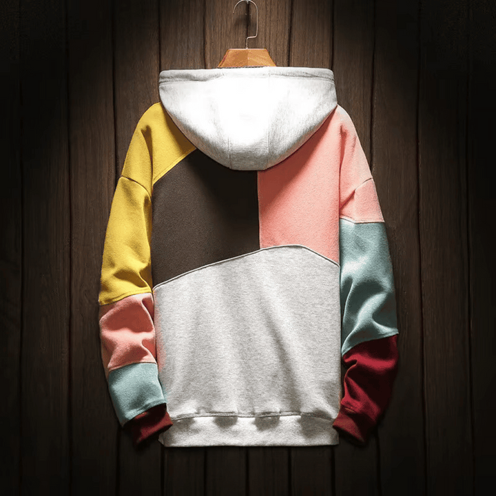 Colorblock Pullover Hoodie