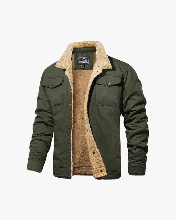 Men’s Sherpa-Lined Bomber Jacket