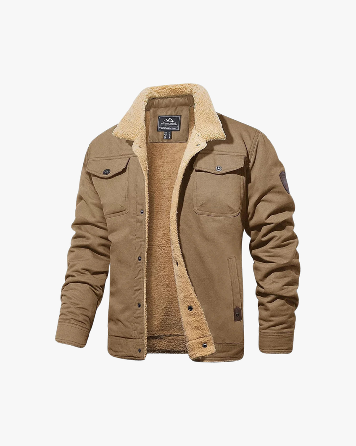 Men’s Sherpa-Lined Bomber Jacket