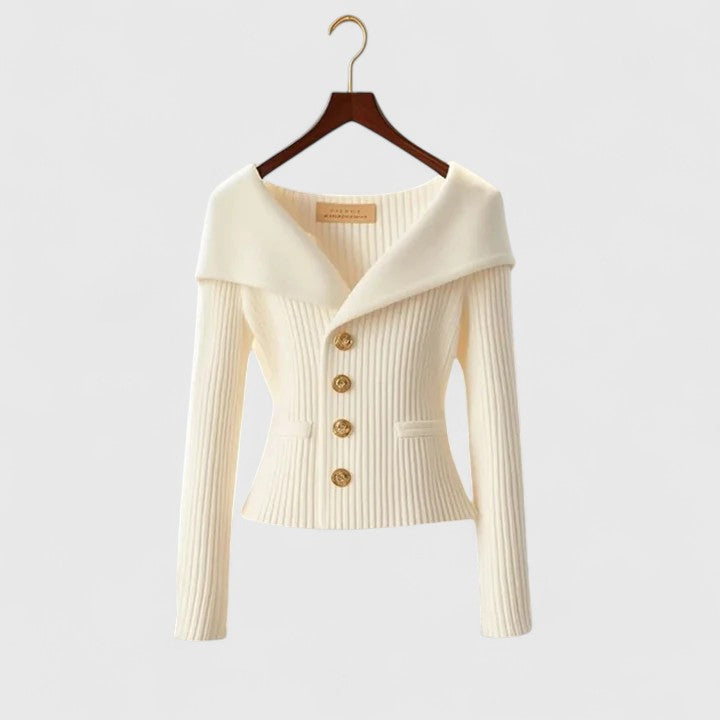Vivienne | Elegant Off-Shoulder Women’s Blazer