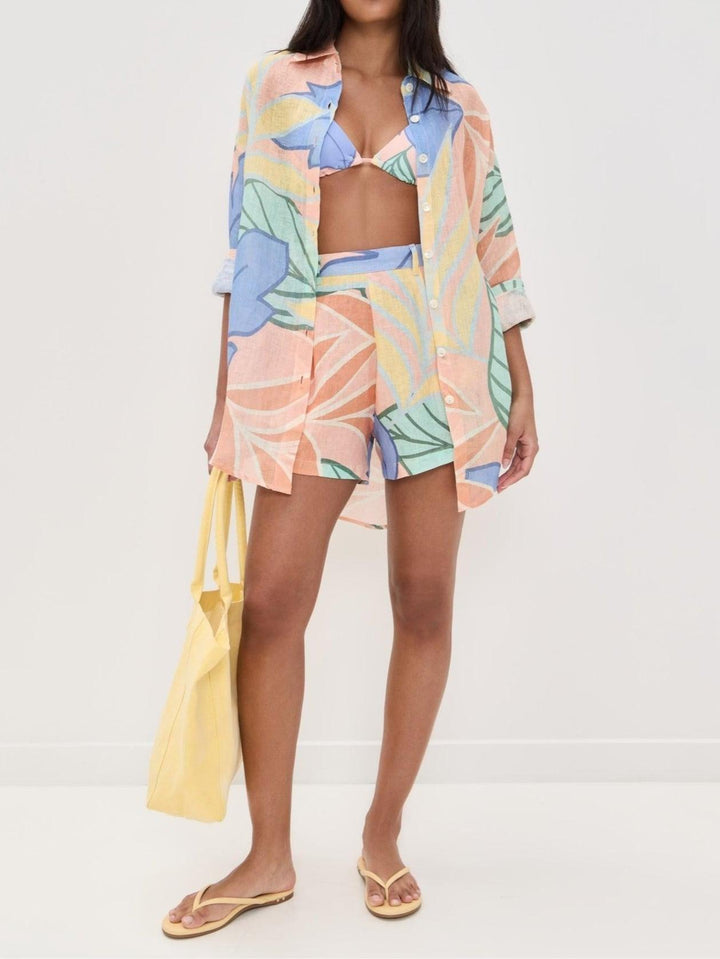 Sierra | Printed Button-Up Co-ord Set