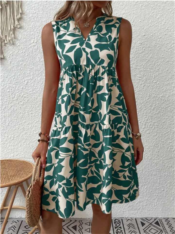 Liora | Sleeveless Tiered Summer Dress