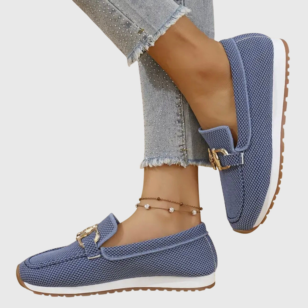 Classic Chain Detail Comfort Loafers