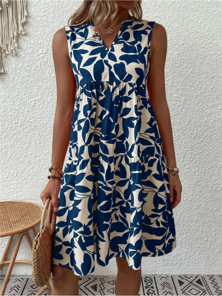 Liora | Sleeveless Tiered Summer Dress