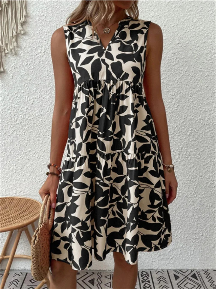 Liora | Sleeveless Tiered Summer Dress