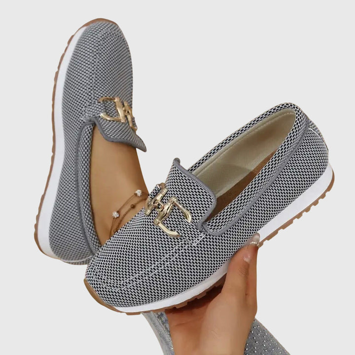 Classic Chain Detail Comfort Loafers