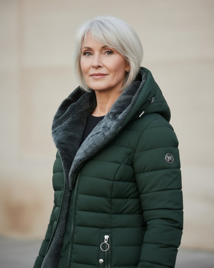 Hooded Quilted Winter Coat