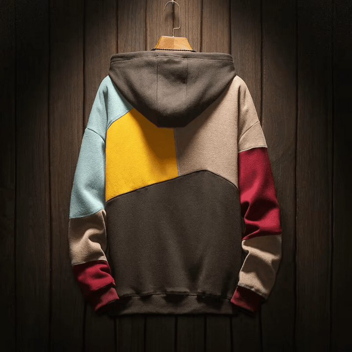 Colorblock Pullover Hoodie