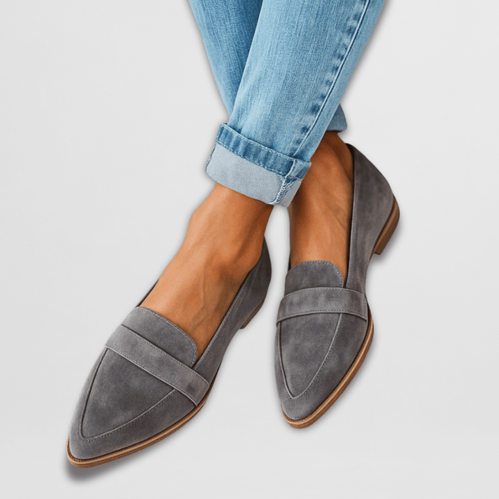 Sloane | Women’s Pointed Toe Suede Smart-Casual Loafer