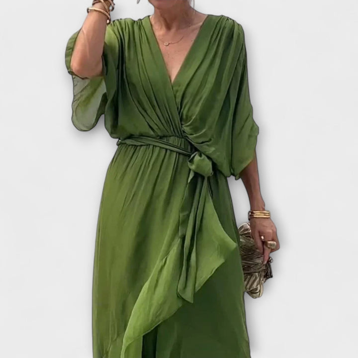 Sofia | Elegant Flow Midi Dress