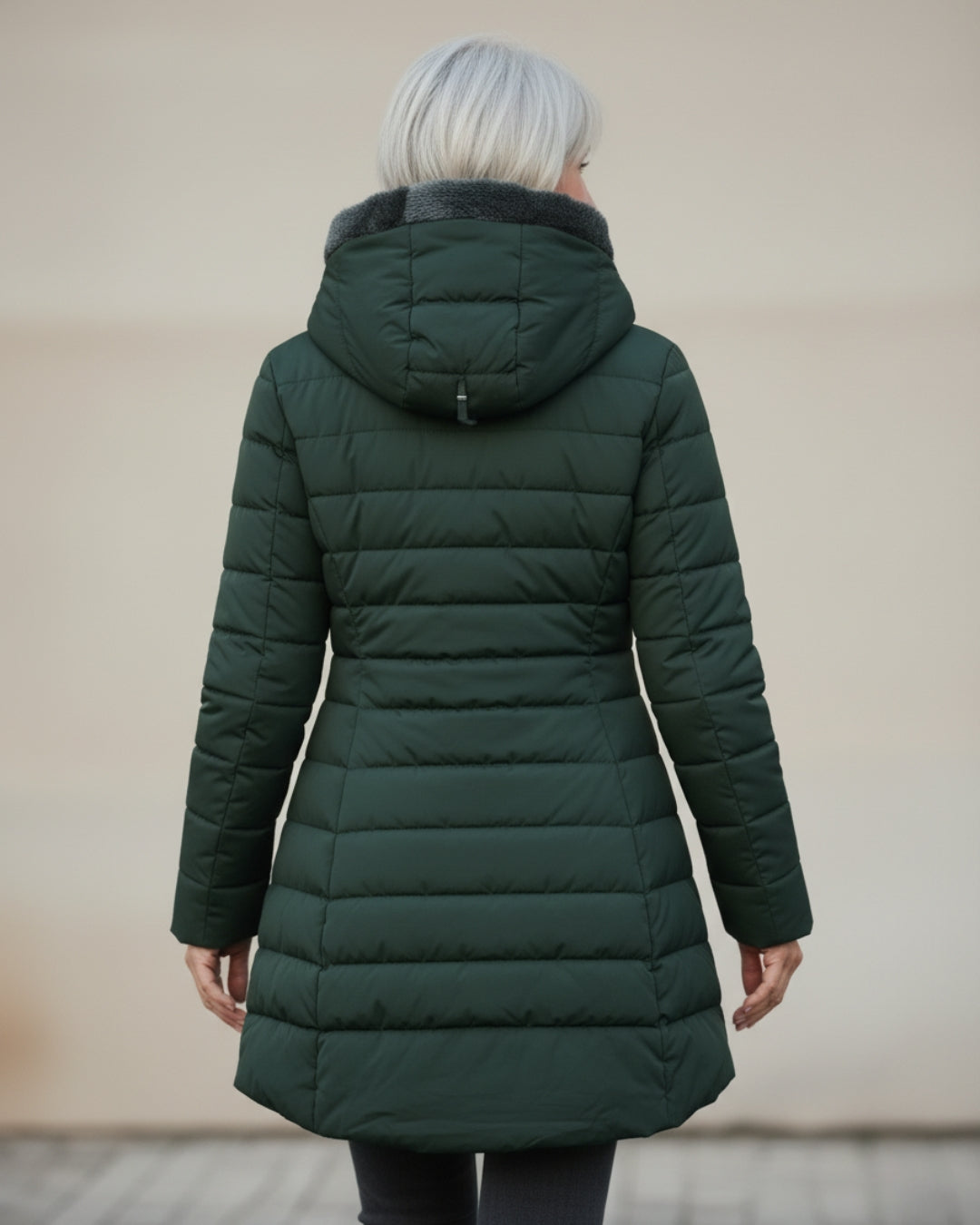 Hooded Quilted Winter Coat