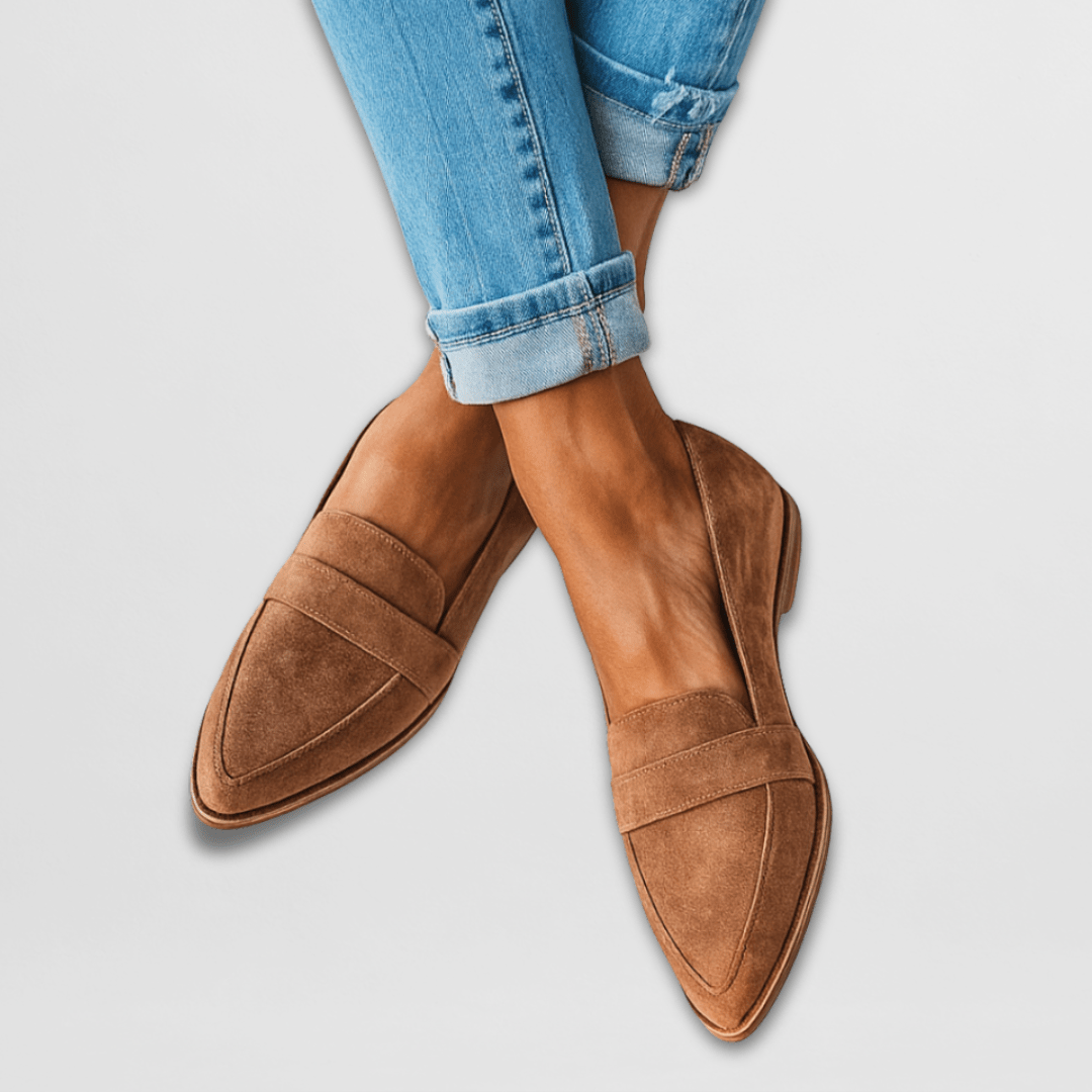 Sloane | Women’s Pointed Toe Suede Smart-Casual Loafer