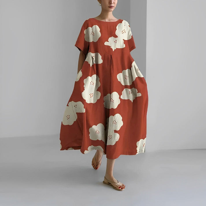 Floral Flowing Spring Dress