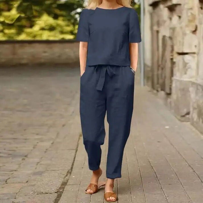 Riviera | Relaxed Tie-Waist Two-Piece Set