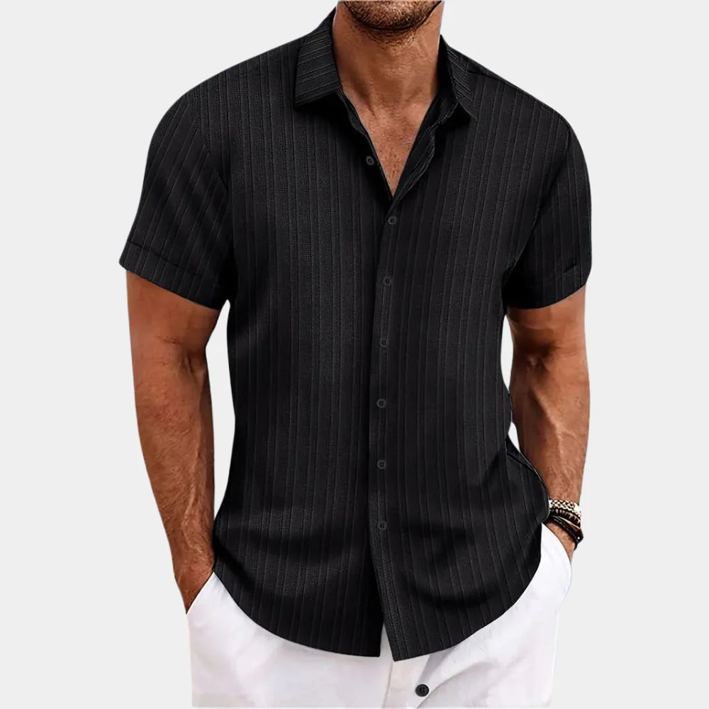 Dante | Men’s Linen-Cotton Blend Smart-Casual Button-Down