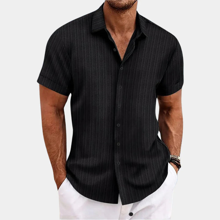 Dante | Men’s Linen-Cotton Blend Smart-Casual Button-Down