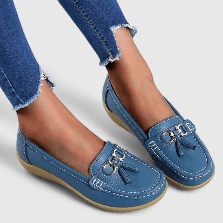 Women’s Orthopedic Slip-On Loafers with Cushioned Sole