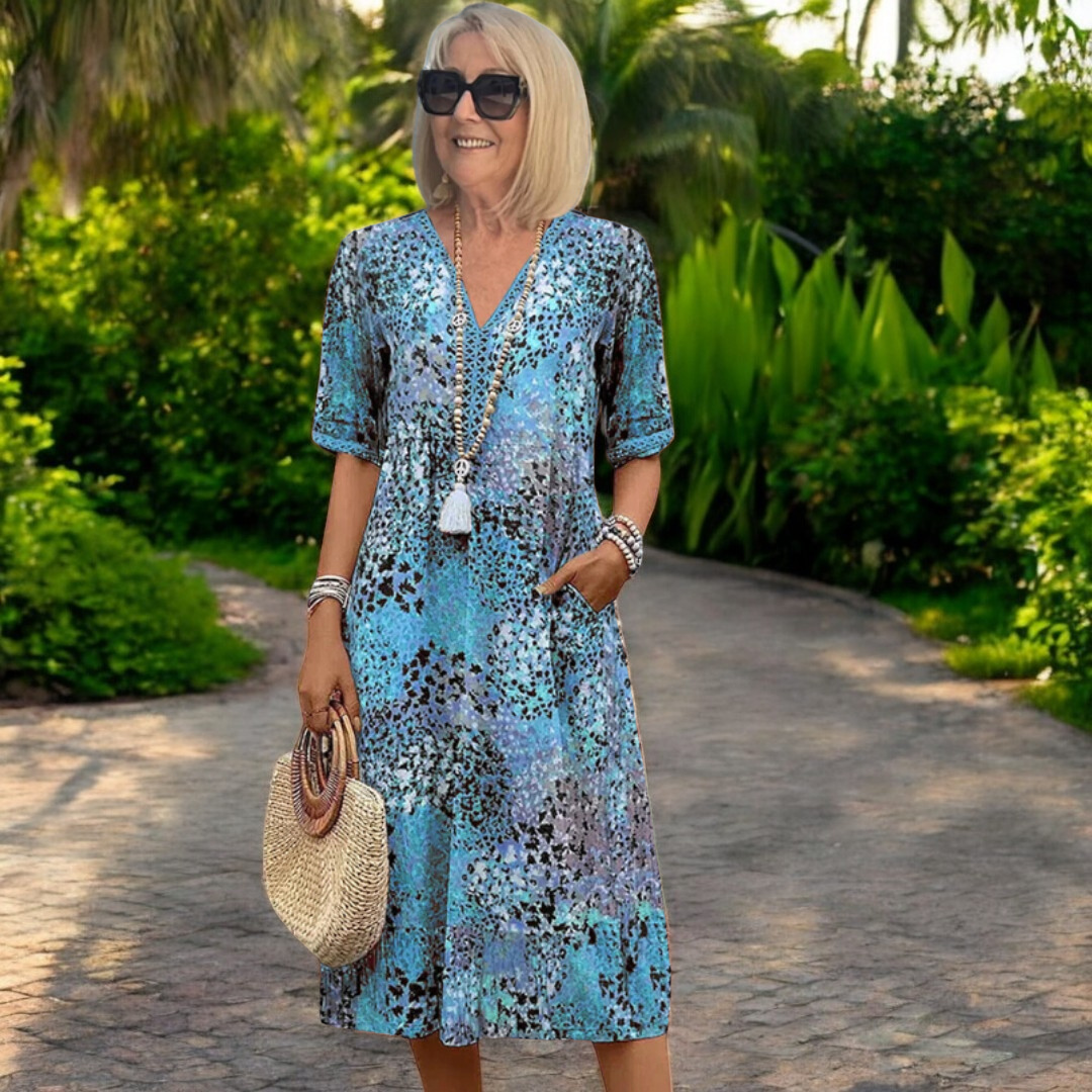 Zahara | Boho Printed Summer Dress