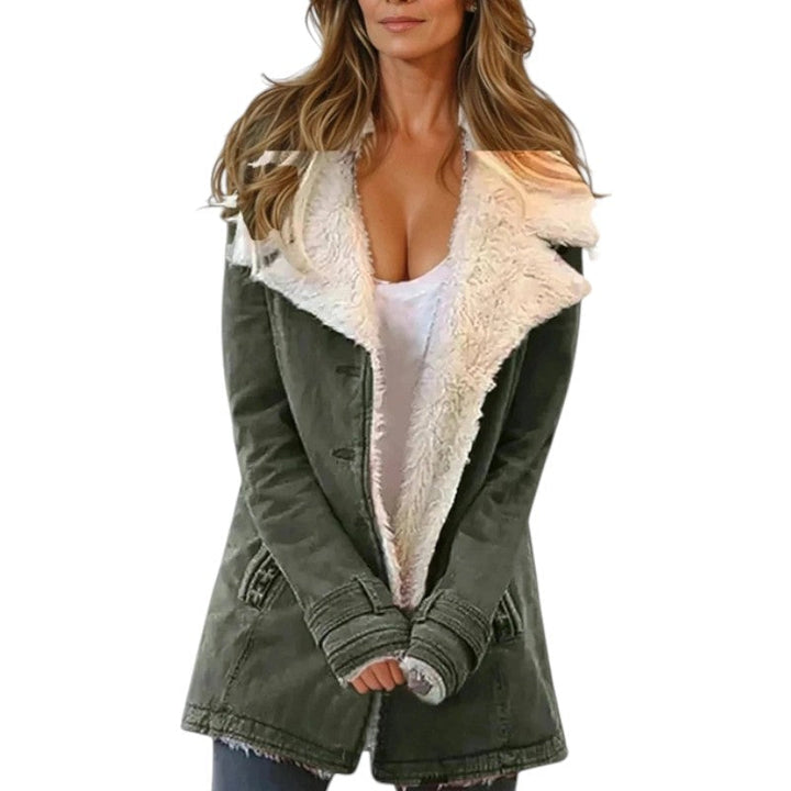 Elodie | Cozy Shearling-Lined Women’s Coat