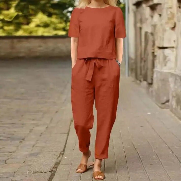 Riviera | Relaxed Tie-Waist Two-Piece Set