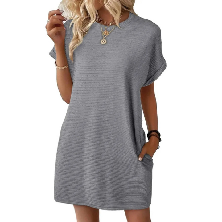 Women’s Casual T-Shirt Dress with Pockets