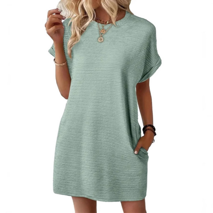 Women’s Casual T-Shirt Dress with Pockets