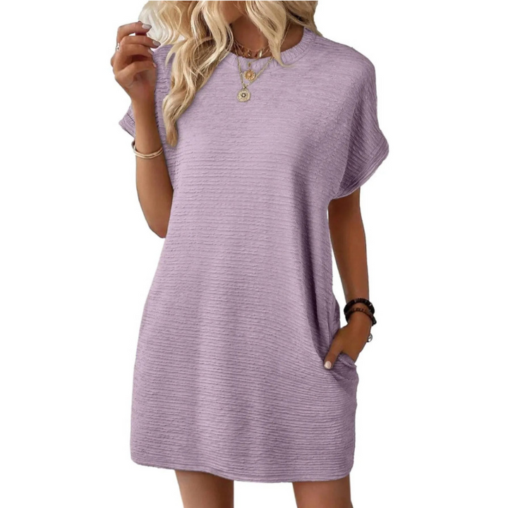 Women’s Casual T-Shirt Dress with Pockets