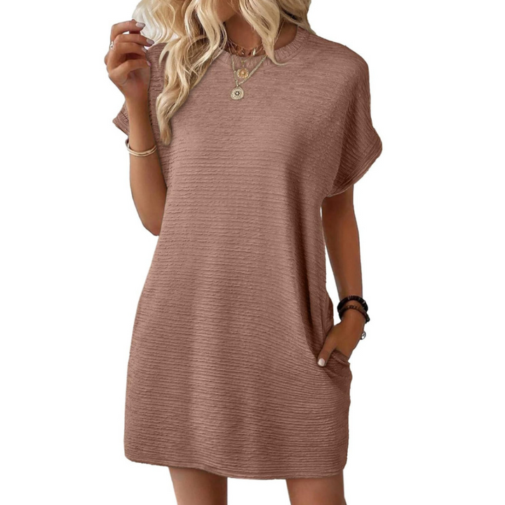Women’s Casual T-Shirt Dress with Pockets