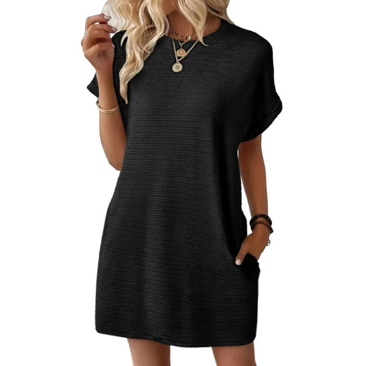 Women’s Casual T-Shirt Dress with Pockets