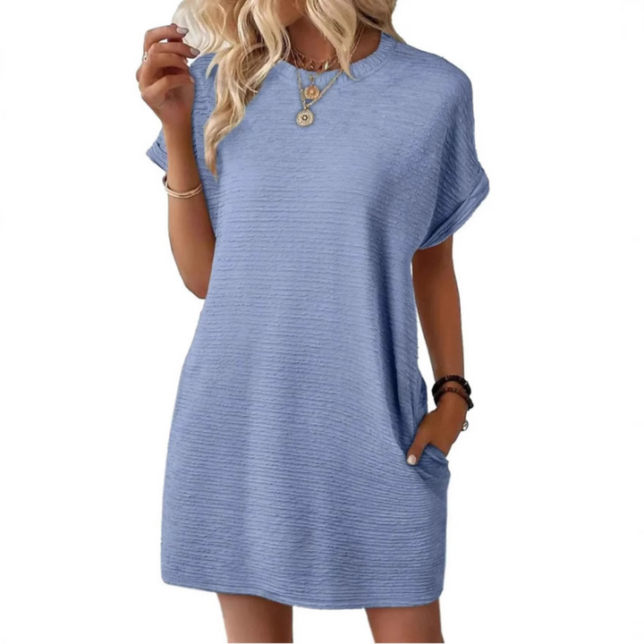 Women’s Casual T-Shirt Dress with Pockets