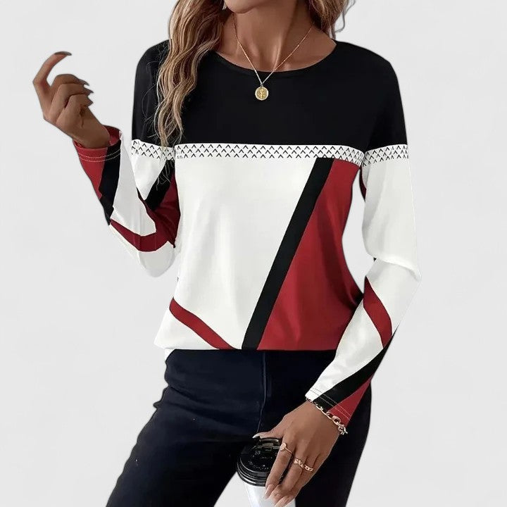 Elegant Colorblock Sweater