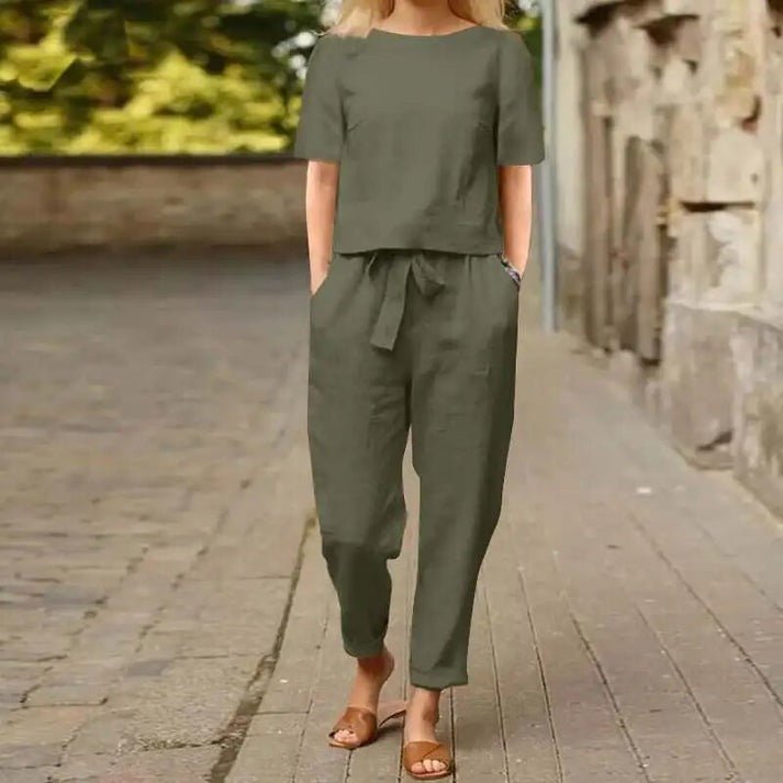 Riviera | Relaxed Tie-Waist Two-Piece Set