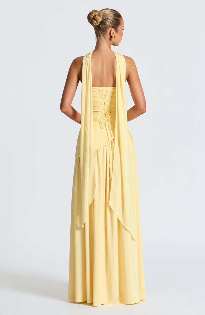 Clara | Women Wedding Guest High Slit Maxi Dress