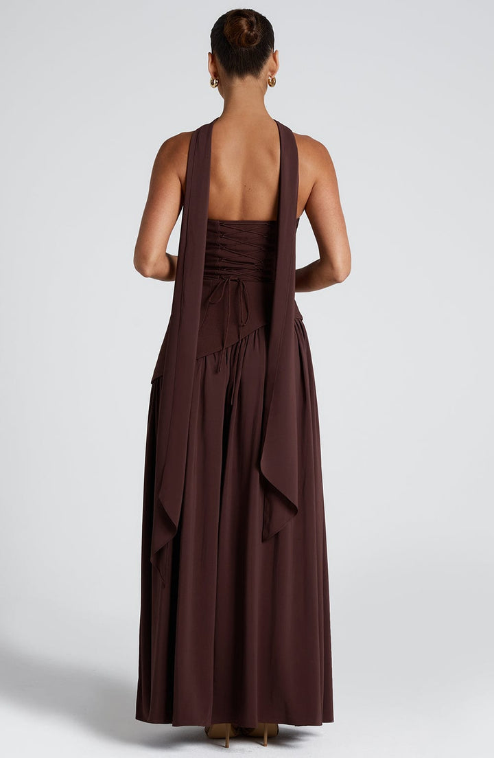 Clara | Women Wedding Guest High Slit Maxi Dress