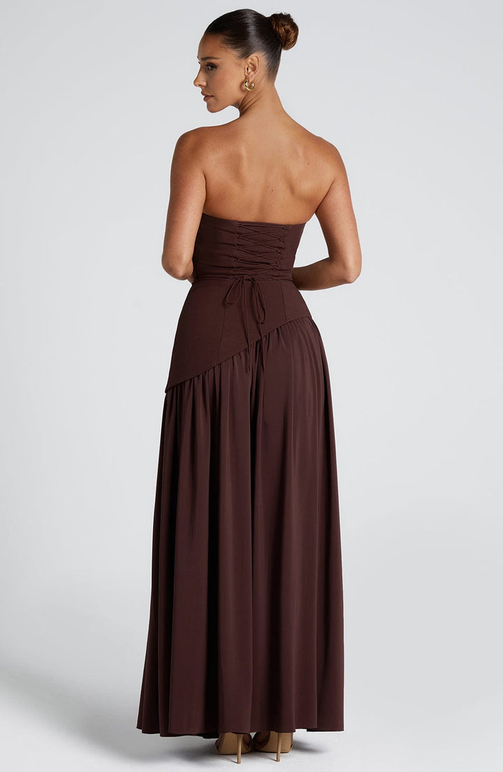 Clara | Women Wedding Guest High Slit Maxi Dress
