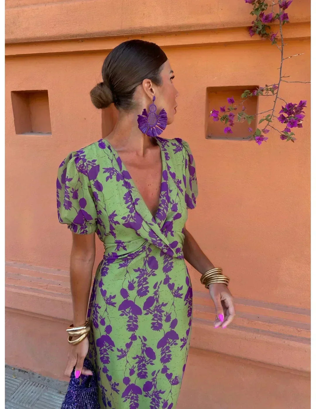 Camila | Chic Floral Midi Dress