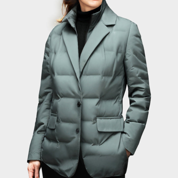 Quilted Tailored Puffer Jacket