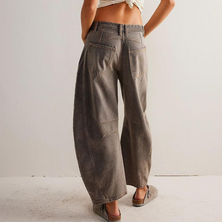 Relaxed Straight-Leg Pants