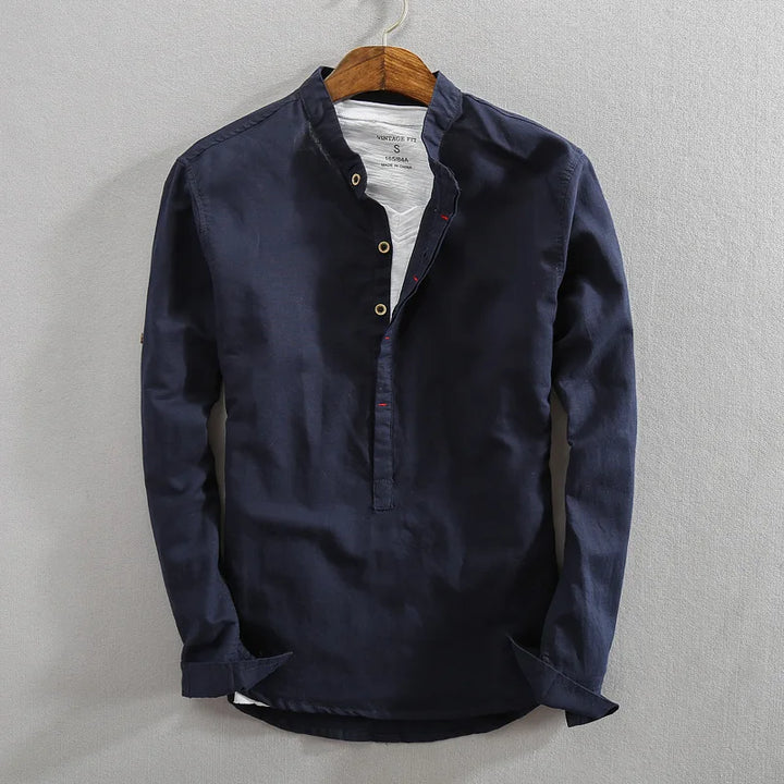 Holden | Men’s Cotton-Linen Smart-Casual Button-Down