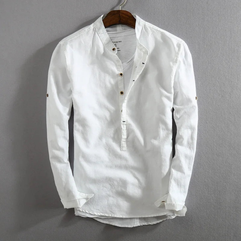 Holden | Men’s Cotton-Linen Smart-Casual Button-Down