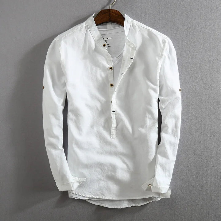 Holden | Men’s Cotton-Linen Smart-Casual Button-Down
