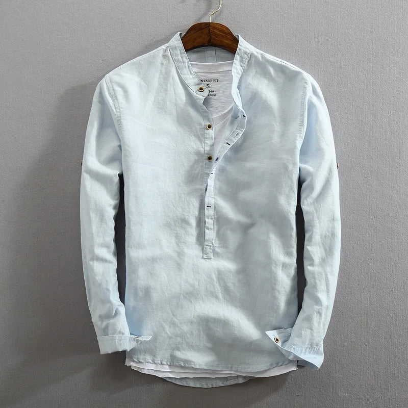 Holden | Men’s Cotton-Linen Smart-Casual Button-Down