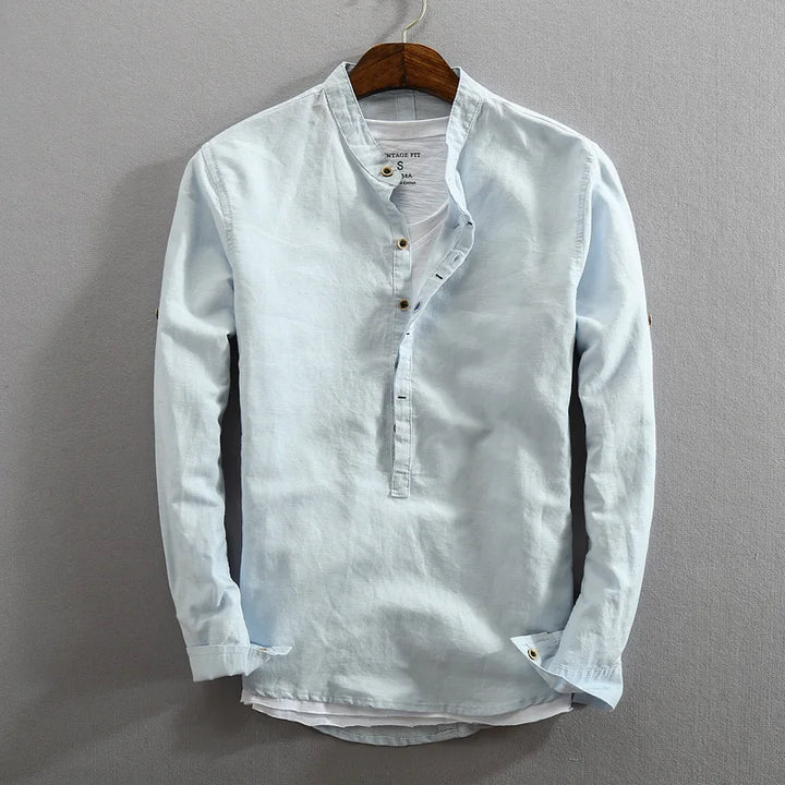 Holden | Men’s Cotton-Linen Smart-Casual Button-Down