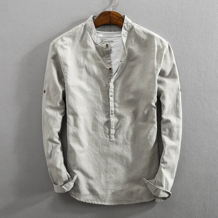Holden | Men’s Cotton-Linen Smart-Casual Button-Down